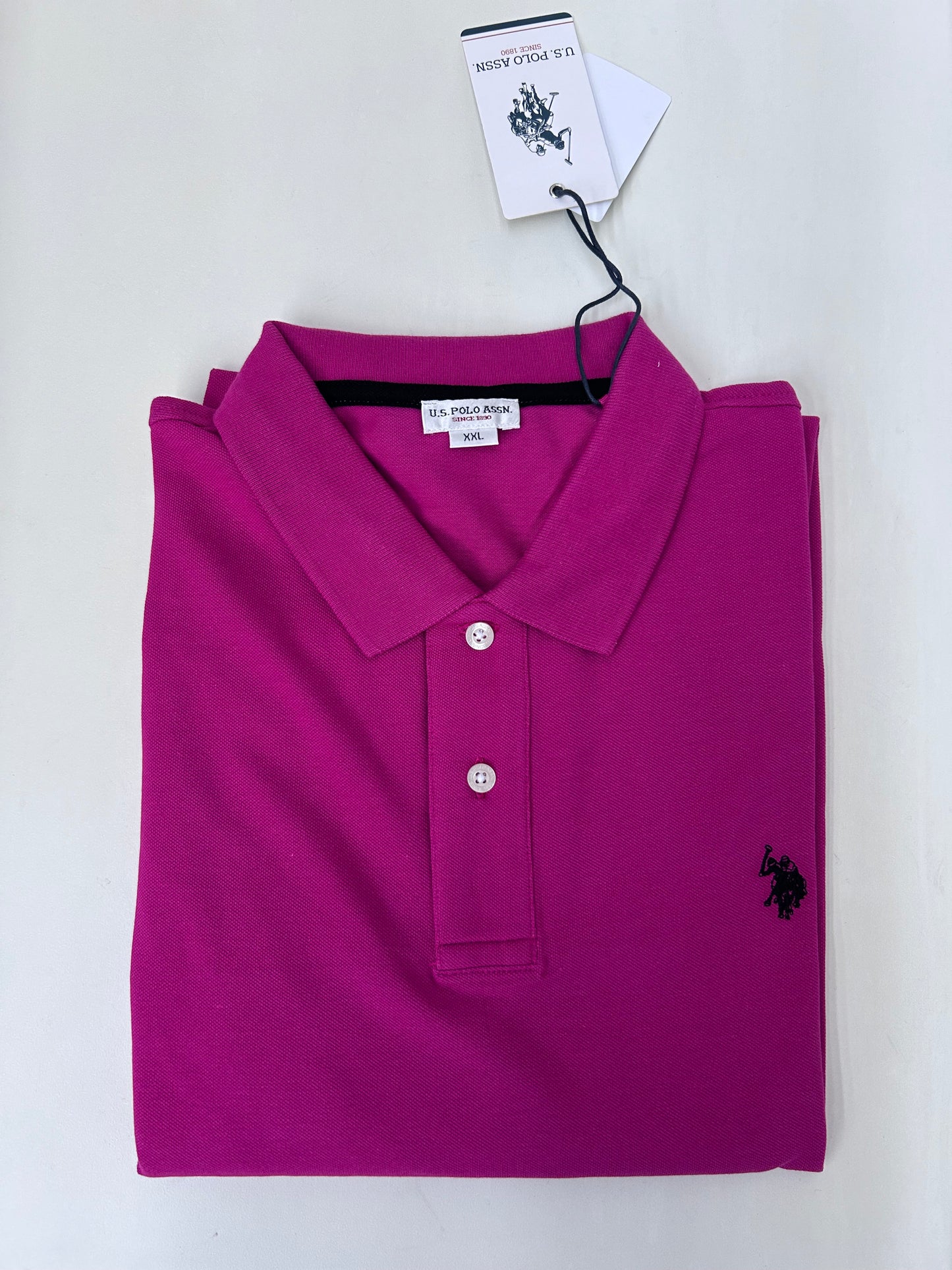 U.S. POLO ASSN. POLO UOMO FUXIA - Mod. 61423