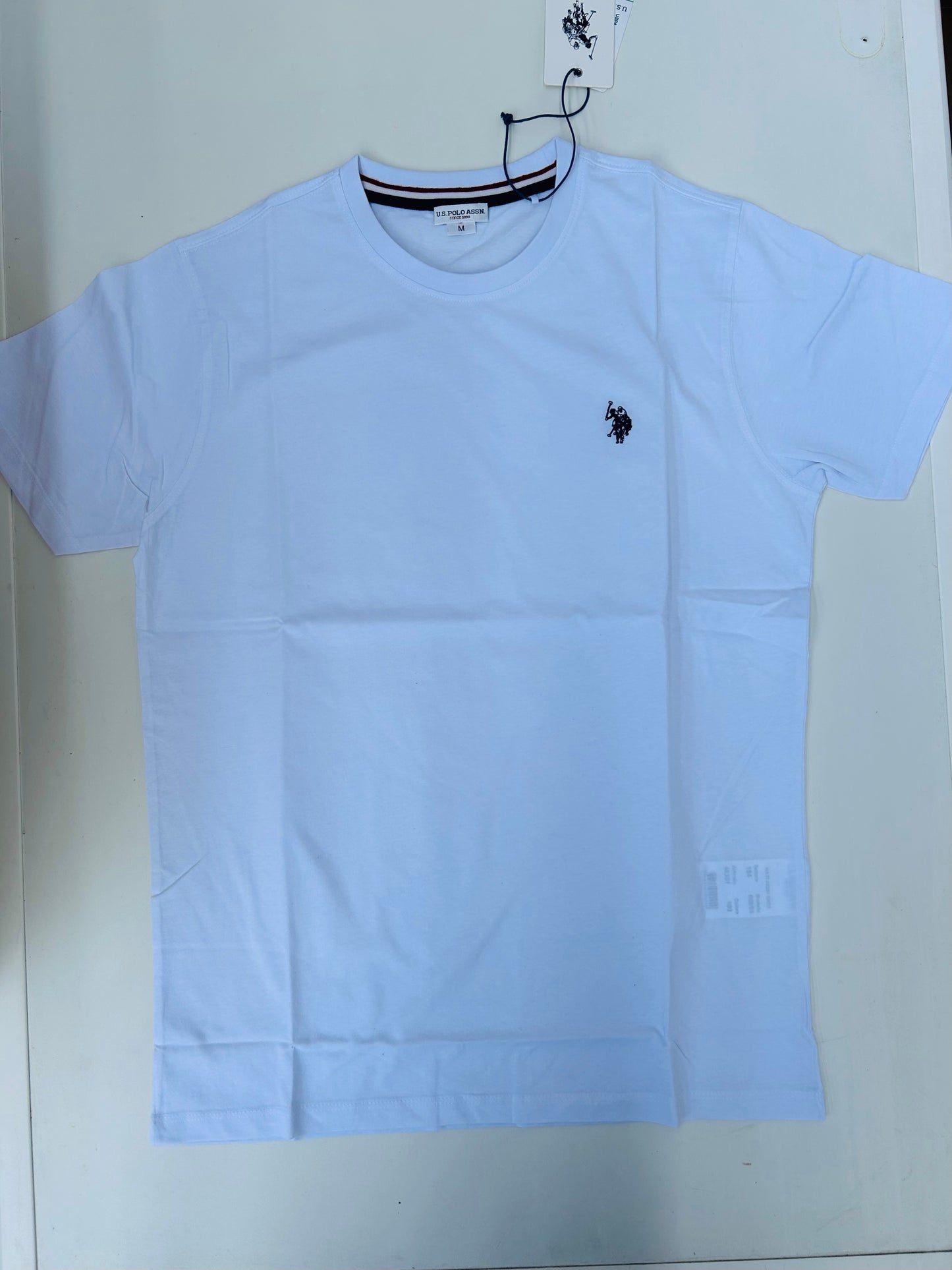 U.S. POLO ASSN. T-SHIRT UOMO BIANCA - Mod. 66894