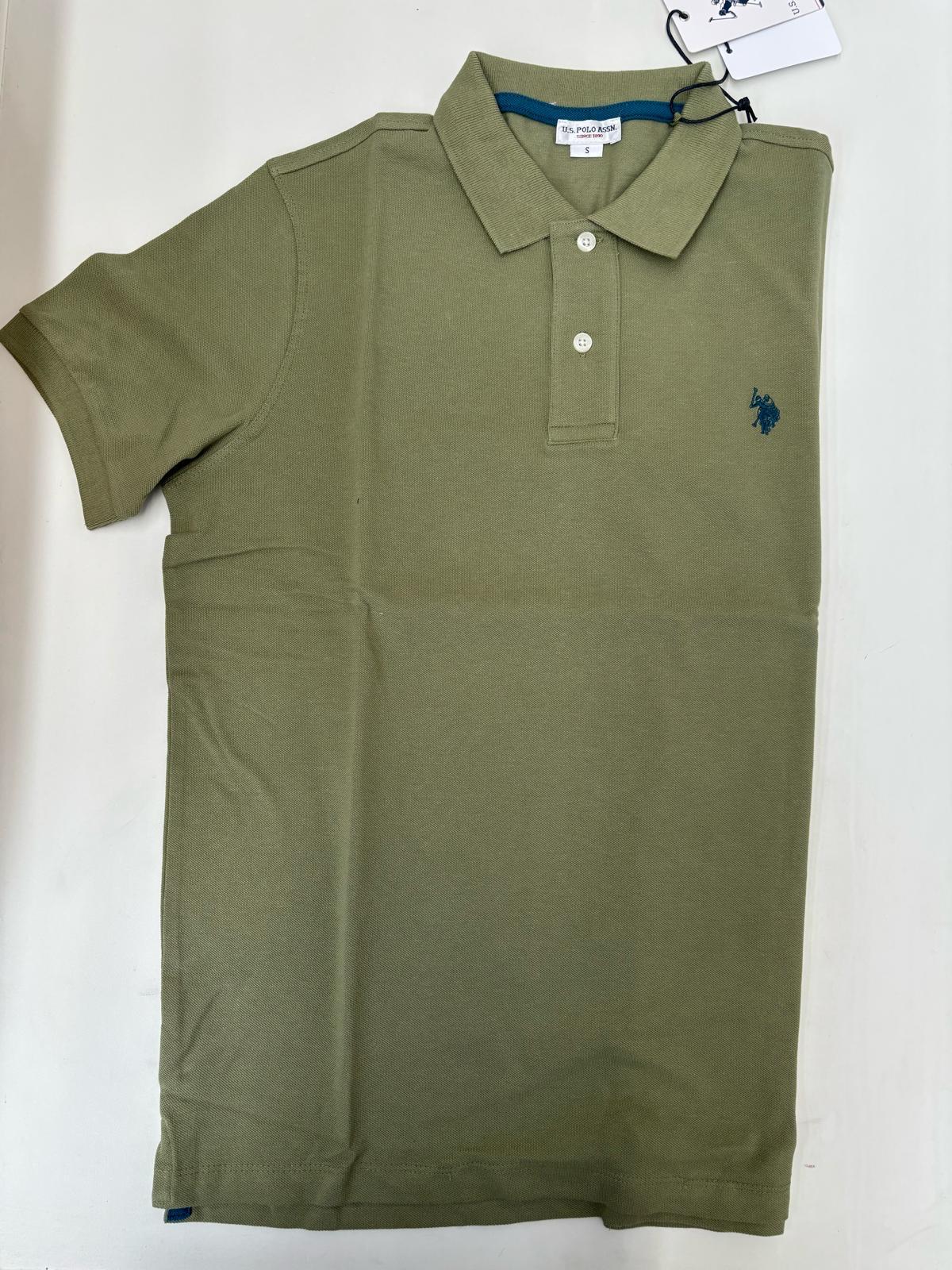 U.S. POLO ASSN. POLO UOMO VERDE SALVIA - Mod. 61423