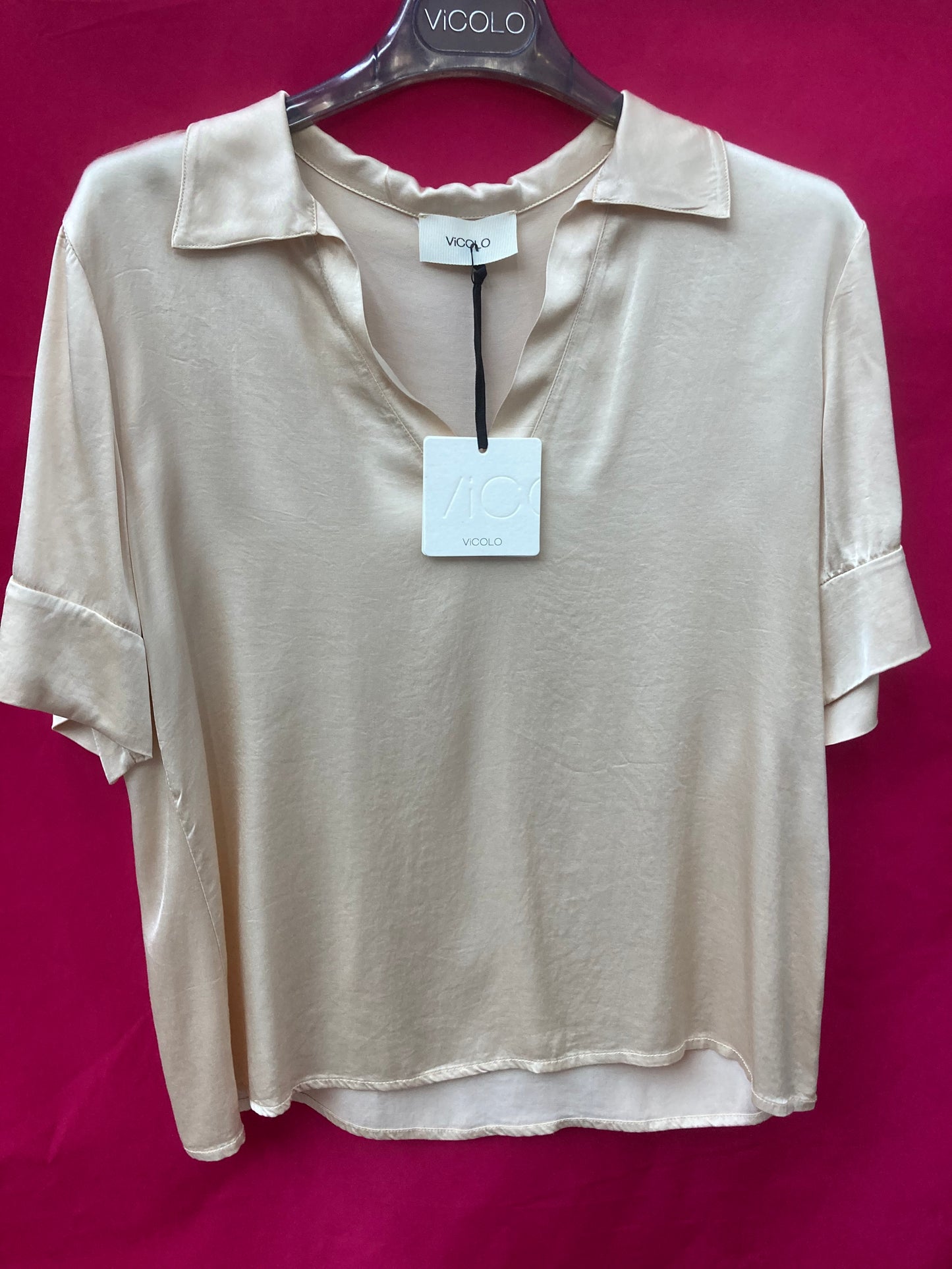 VICOLO CAMICETTA DONNA PANNA - Mod. TB0031