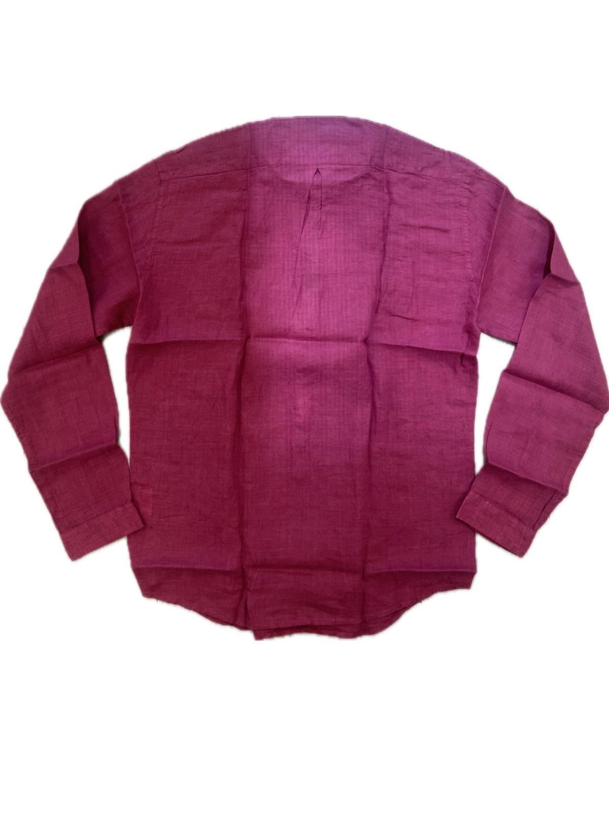PHILO TINTO CAMICIA UOMO FUCSIA - Mod. Linen Delave