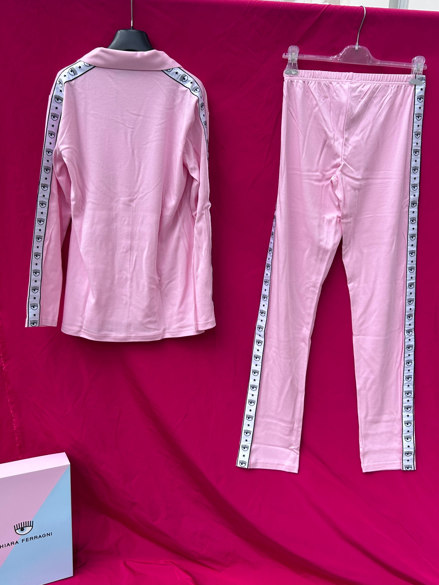 CHIARA FERRAGNI PIGIAMA LUNGO ROSA - Mod CFA5009