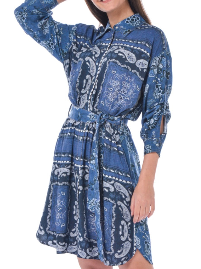 LIU-JO ABITO CAMICIA DONNA FANTASIA- Mod. UA2189