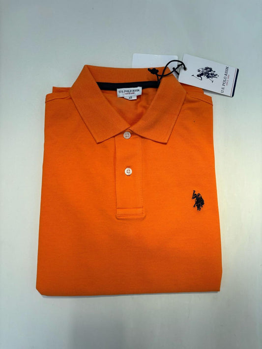 U.S. POLO ASSN. POLO UOMO ARANCIONE - Mod.61423