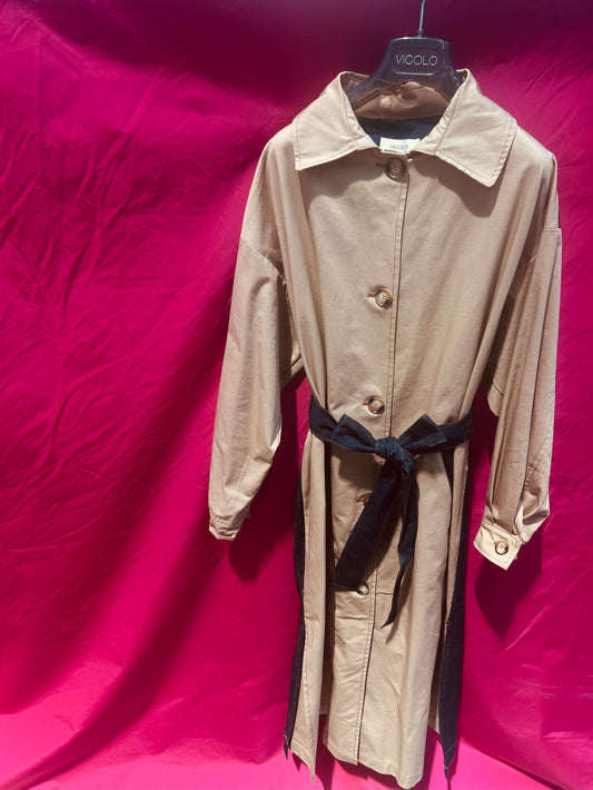VICOLO TRENCH DONNA JEANS/BEIGE - Mod. TB0919