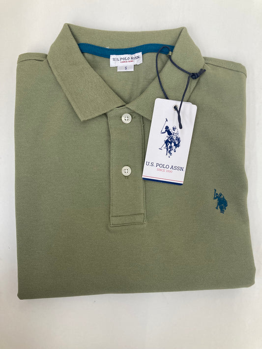 U.S. POLO ASSN. POLO UOMO VERDE SALVIA - Mod. 61423