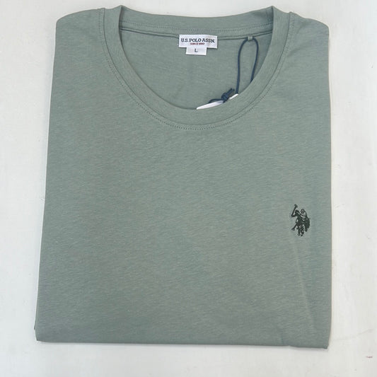U.S. POLO ASSN. T-SHIRT UOMO VERDE SALVIA - Mod. 67949