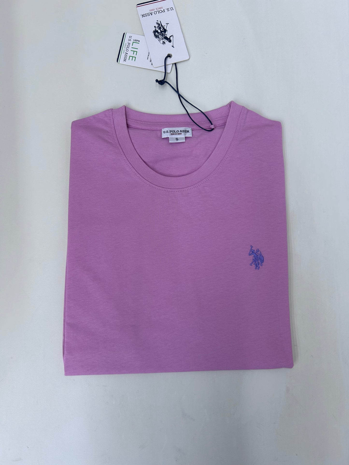 U.S. POLO ASSN. T-SHIRT UOMO ROSA - Mod. 66894