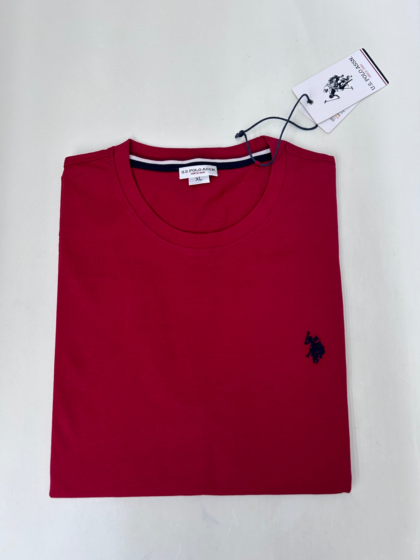 U.S. POLO ASSN. T-SHIRT UOMO ROSSA - Mod. 66894