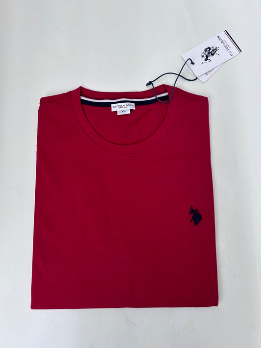 U.S. POLO ASSN. T-SHIRT UOMO ROSSA - Mod. 66894