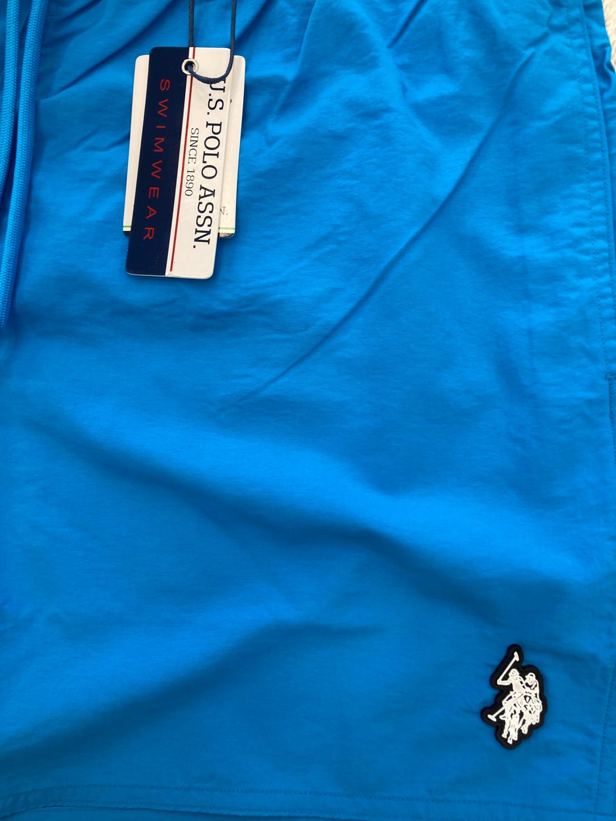 U.S. POLO ASSN. COSTUME UOMO PANTALONCINO CELESTE - Mod. US68128