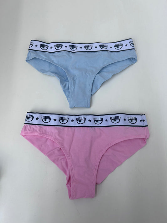 CHIARA FERRAGNI BRAZILIAN BI-PACK ROSA/CELESTE - Mod. V7A1304